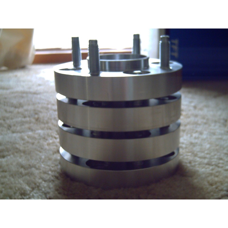 CUSTOM MADE 4 OR 5 STUD , PAIR , BOLT ON WHEEL SPACERS