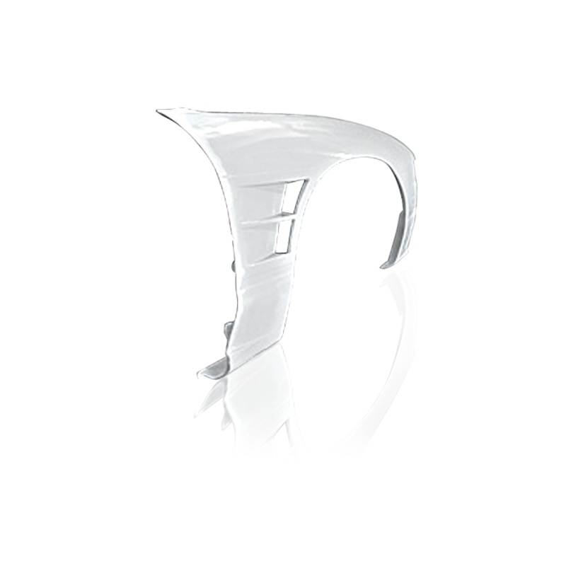 D-MAX STYLE , FIBREGLASS , 180SX , 30MM , WIDER & TWIN VENTED FRONT GUARDS