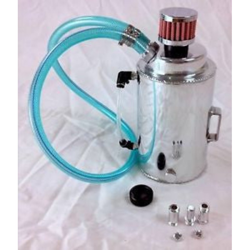 Dri , 2 litre , Engine Bay , Polished Oil Catch Can