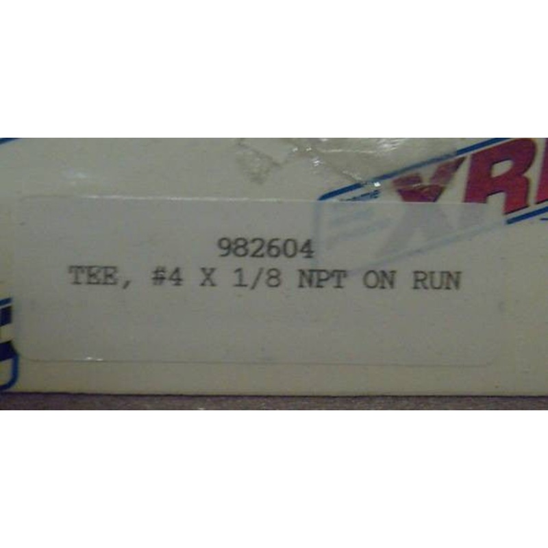 XRP 982604 TEE # 4 1/8 NPT ON RUN ( BLUE )
