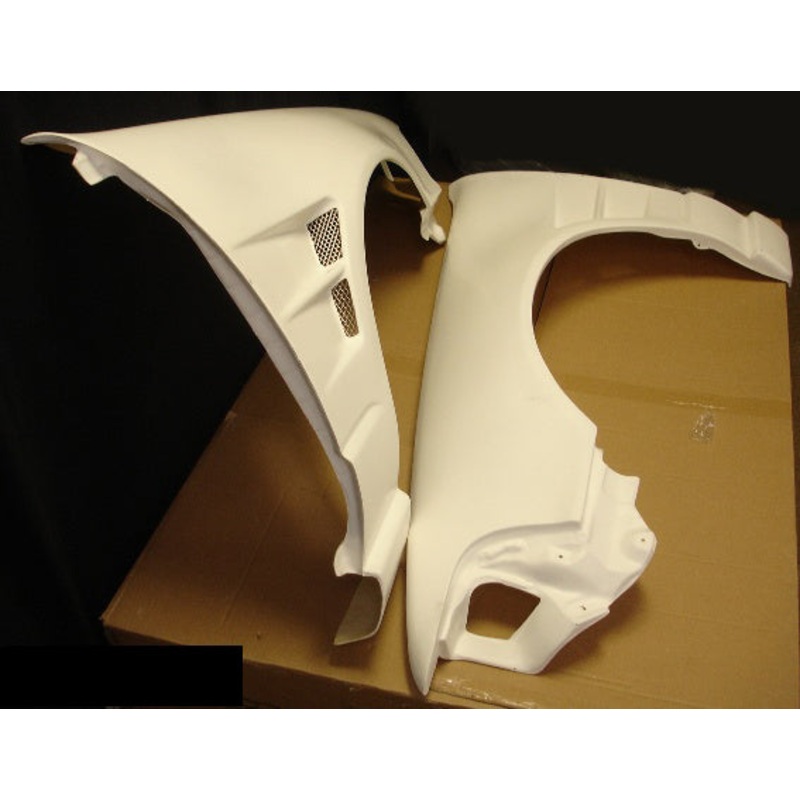 D-Max Style , Aftermarket , 30mm Wider & Twin Vented Fibreglass Front Guards , A31 Cefiro