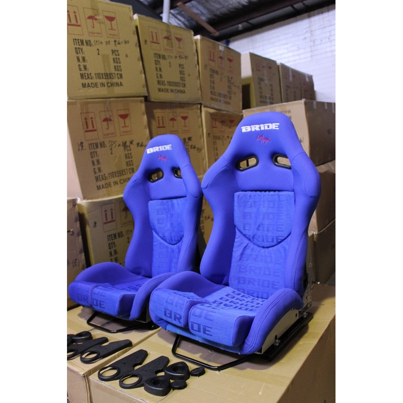 Bride Stradia 2 Style , Low Max , Blue , Reclinable Raceseat