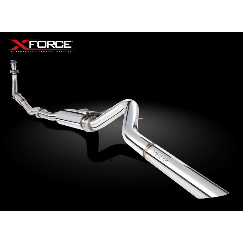 X Force 3” Turbo Back Exhaust Non Polished Nissan Navara D22 TD 3L 1997-2009