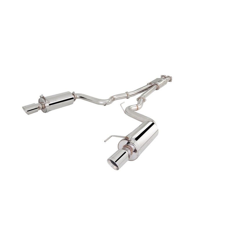 X FORCE FORD MUSTANG GT FASTBACK 5L 15-17 Twin 3 Cat-Back Stainless Exhaust