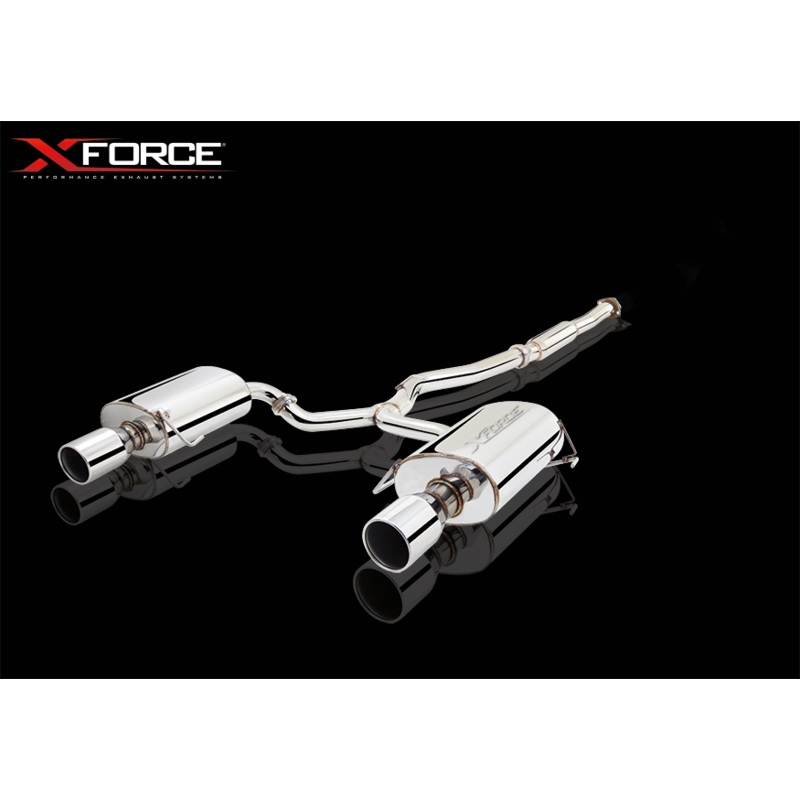 X force Subaru Liberty GEN 4 3.0L H6 NA 04-09 Stainless 2.25 Cat-Back Exhaust