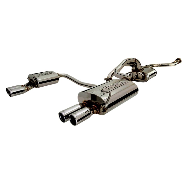 X FORCE FPV F6 FG/FGX TURBO SEDAN 08-16 Twin 2.5 Cat-Back Exhaust & Quad Tips