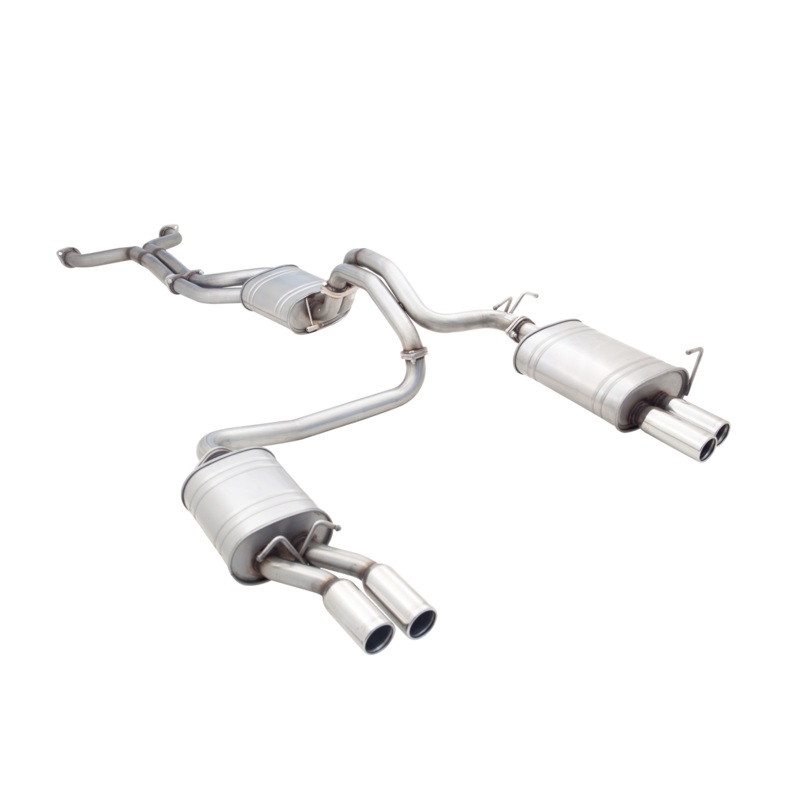 X FORCE FPV GT-P FG V8 5.4L SEDAN 08-11 Twin 2.5Cat Back Exhaust & Quad 3 Tips