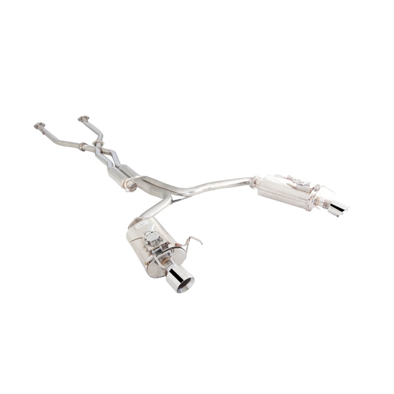 X FORCE LEXUS IS 350 09-13 TWIN 2.25 CAT-BACK STAINLESS EXHAUST VAREX