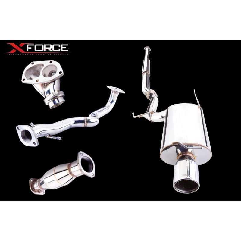 X FORCE MITSUBISHI LANCER EVO 7-8-9 (01-07) 3″ Turbo Back Exhaust System