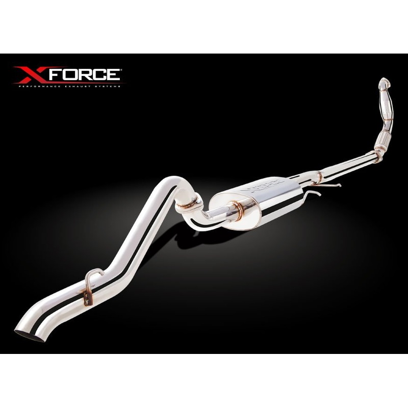 X FORCE MITSUBISHI TRITON 2.5L TD (09-15) 3″ Turbo Back Exhaust
