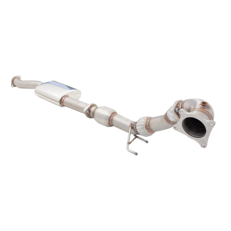 X FORCE VW GOLF R MK6 & MK7 10-12 / 3.5″-3″ Stainless Dump/Front Pipe with Cat