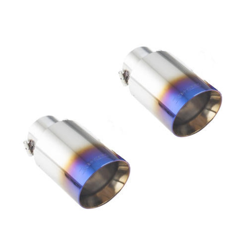 X FORCE VW GOLF R MK6 & MK7 10-12 4″ Stainless Exhaust Tips (BLUE)
