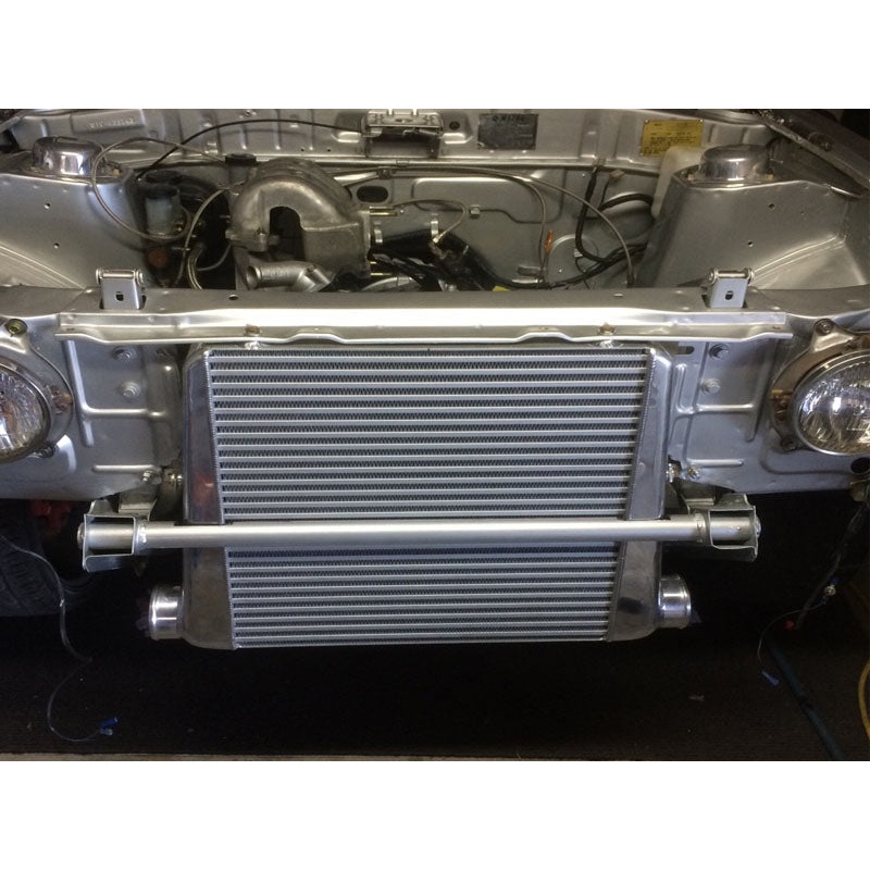 Air to Air / Mazda RX3 Race Series Intercooler  4 inch Raw Hose Style Outlet 450x450x100mm – 1600hp