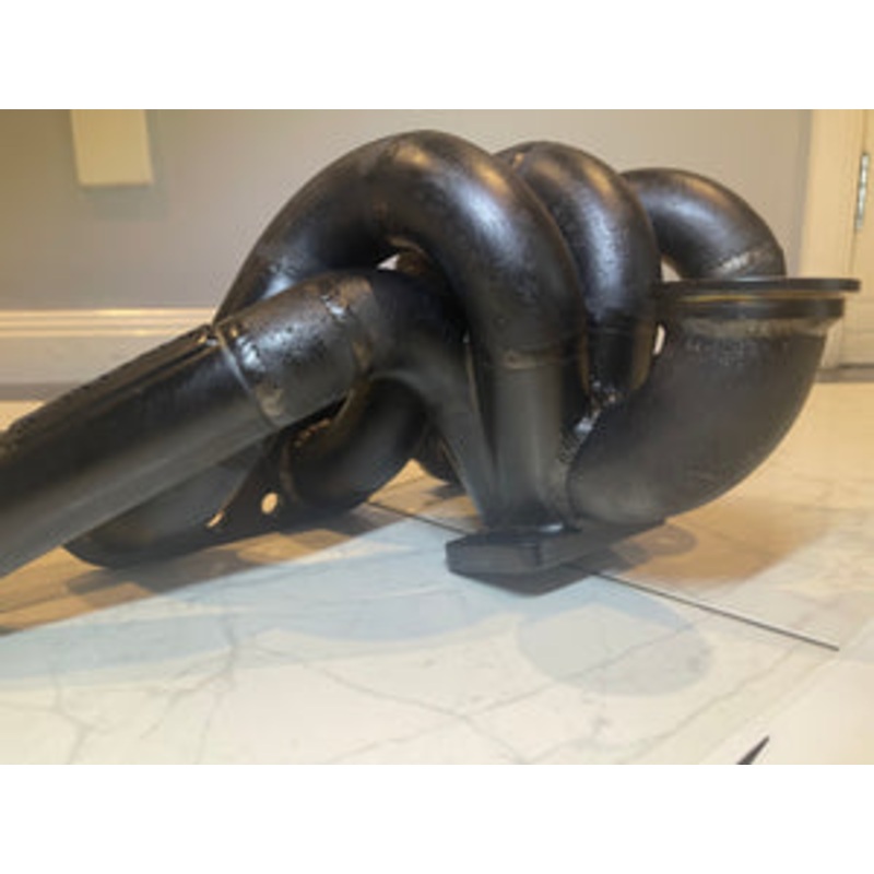 SPEEDTEK=Nissan SR20DET Silk Road Style Low Mount Exhaust Manifold S13 S15 T2 (Factory Flange) Internal Wastegate