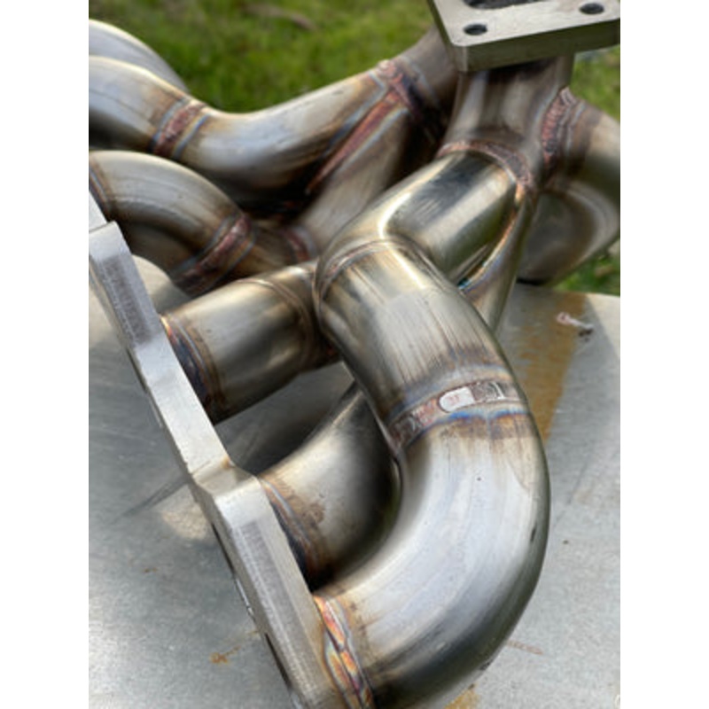 SPEEDTEK=Toyota 1JZ-VVTi High Mount Stainless Steel Tubular Twin Scroll Exhaust Manifold Twin Scroll (Please specify T3 or T4) Single Wastegate