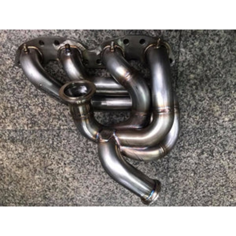 SPEEDTEK=Tubular SR20 GREDDY TRUST Mid Mount Replacement TD06 Exhaust Manifold Greddy 3 Bolt TD06 Greddy 4 Bolt Mild Steel
