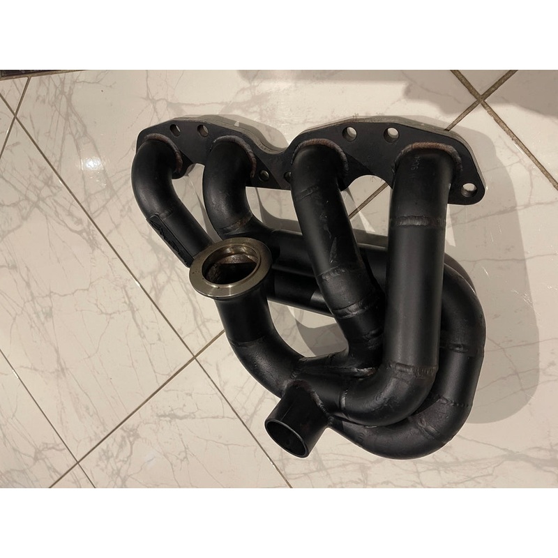SPEEDTEK=Steam Pipe SR20 GREDDY TRUST Mid Mount Replacement TD06 Exhaust Manifold TD06 3 Bolt Greddy 4 Bolt