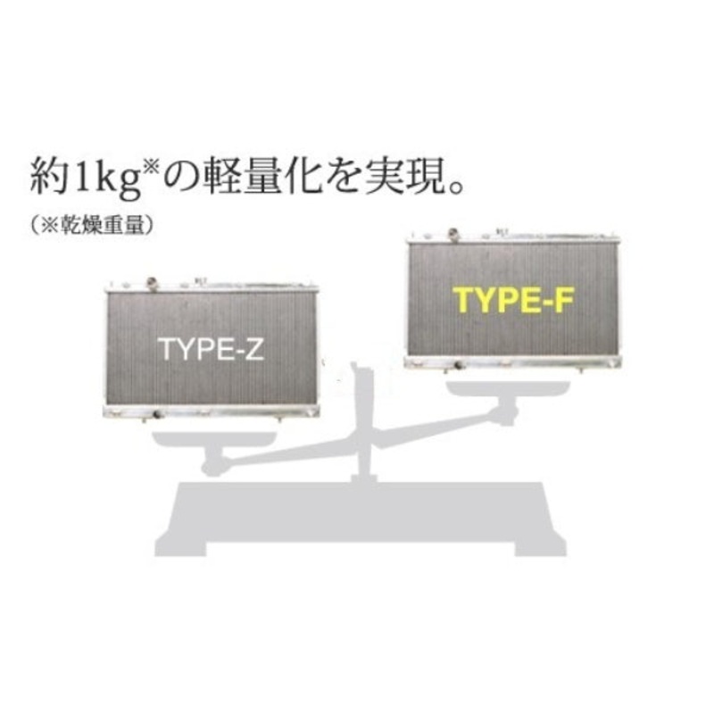 KOYO TYPE F ALUMINUM RADIATOR-TOYOTA LEVIN/TRUENO AE86 4A-GE