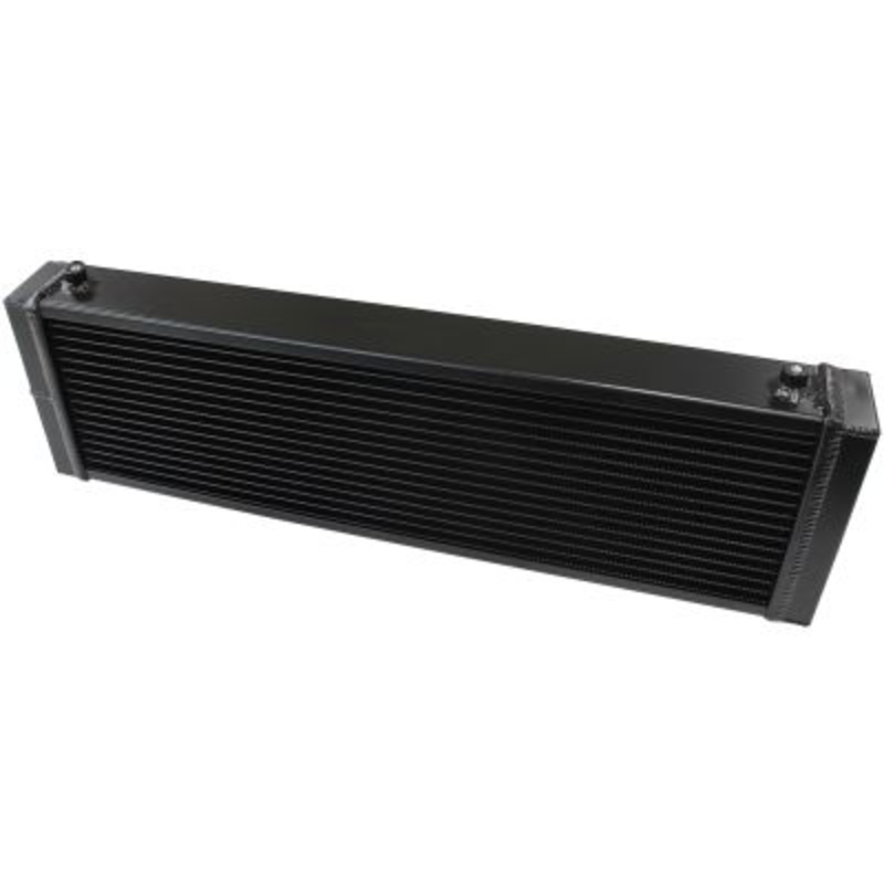 AeroFlow=Small Universal Heat Exchanger with -12 ORB Inlet/Outlet Ports