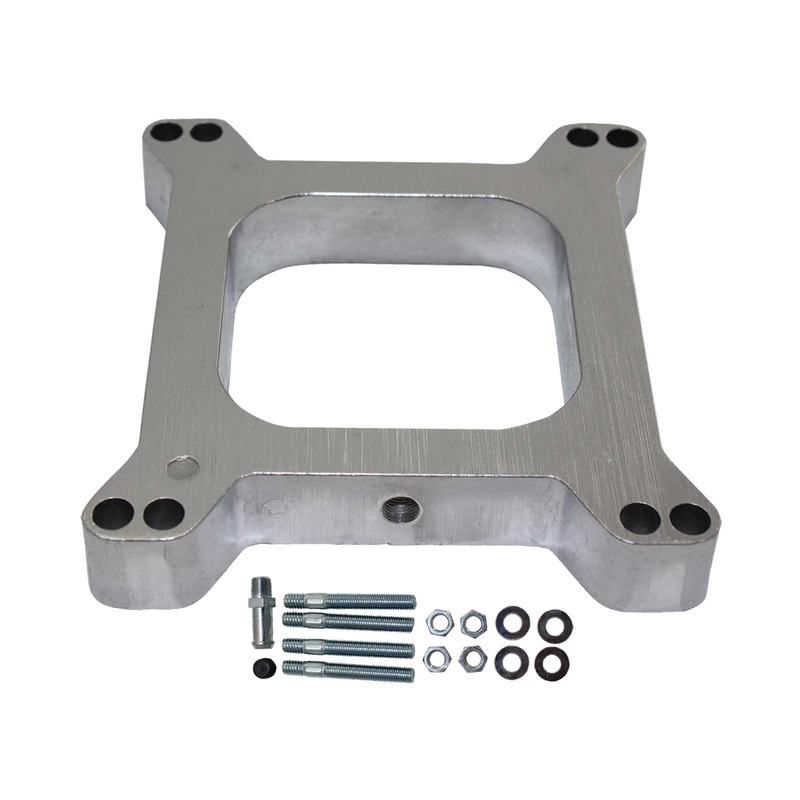 1″ Aluminum Square Bore 4BBL Carburetor Spacer
