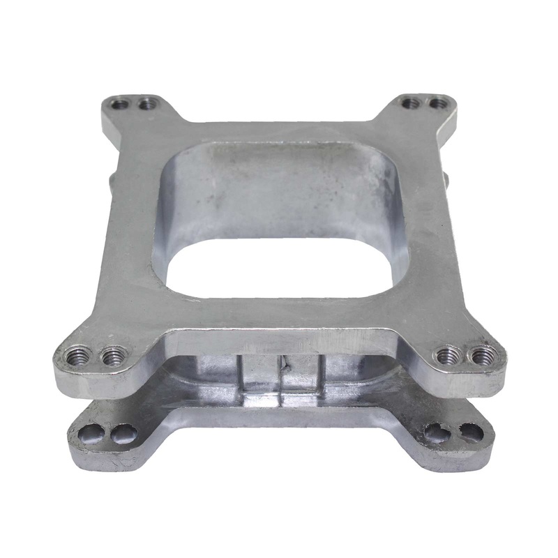 2″ Aluminum Square Bore 4BBL Carburetor Spacer