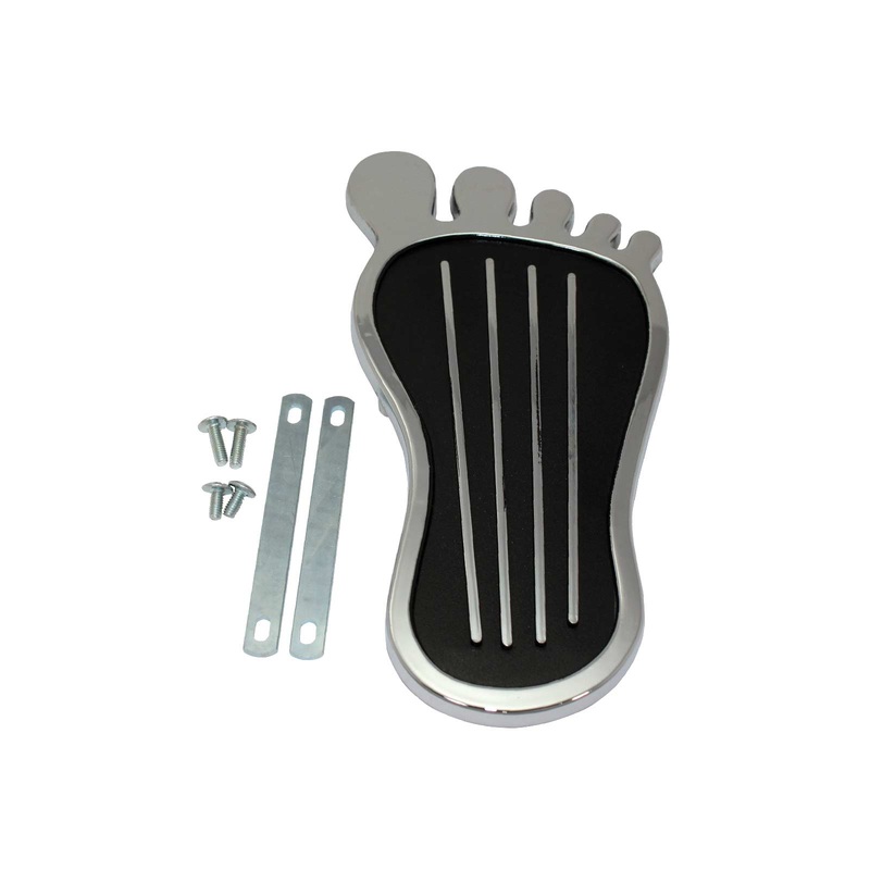 Barefoot Chrome Alloy Gas Pedal Pad