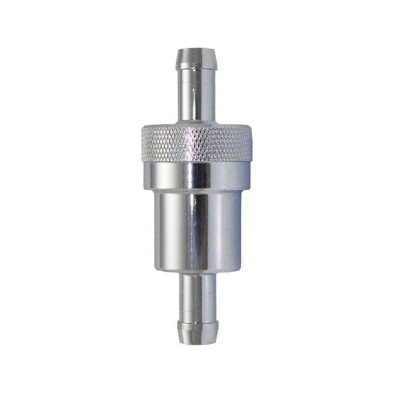 Chrome Aluminum Fuel Filter with Bronze Element