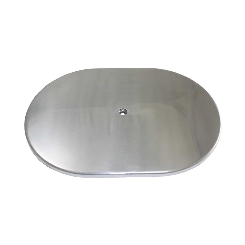 Polished Aluminum Smooth Air Cleaner Top – 12 Inches