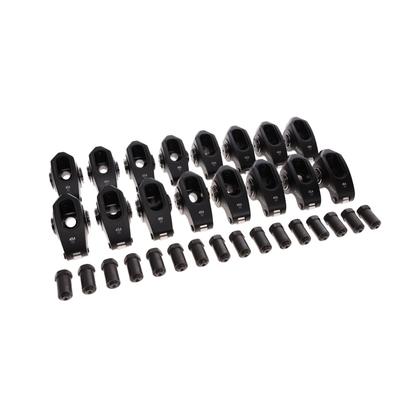 Big Block Chevy Pro Series 2024 Aluminum Roller Rocker Arms, 1.7 Ratio, 7/16 in. Stud, Needle Bearing Tip