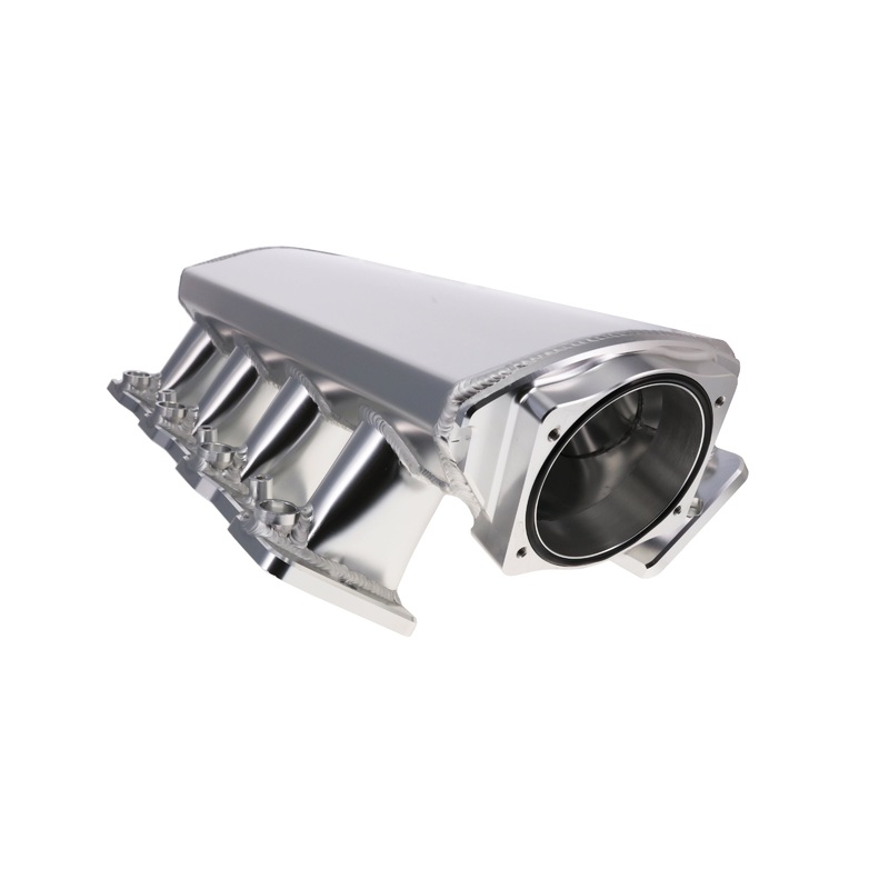 GM LS 102mm Aluminum Intake Manifold – Clear Anodized