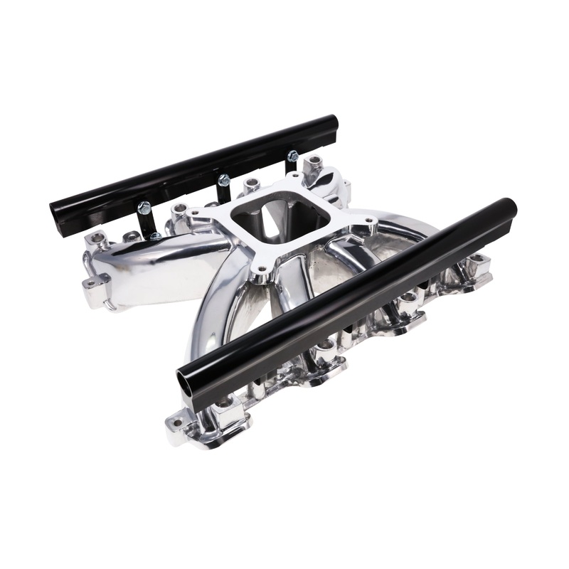 GM LS Rectangle Port EFI Single Plane Aluminum Intake Manifold – Polished