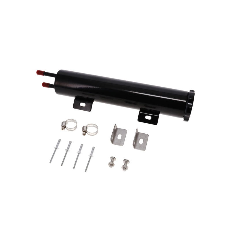 2 x 10 Stainless Steel Overflow Tank – Black