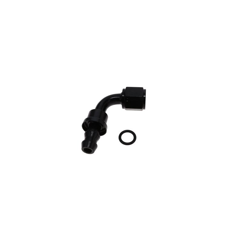 ‘-6AN Female Swivel to 3/8 in. Push-on 90 Degree Fuel Hose End Adapter Fitting