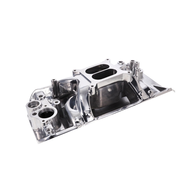 AMC V8 Dual Plane Air Gap Aluminum Intake Manifold – Polished