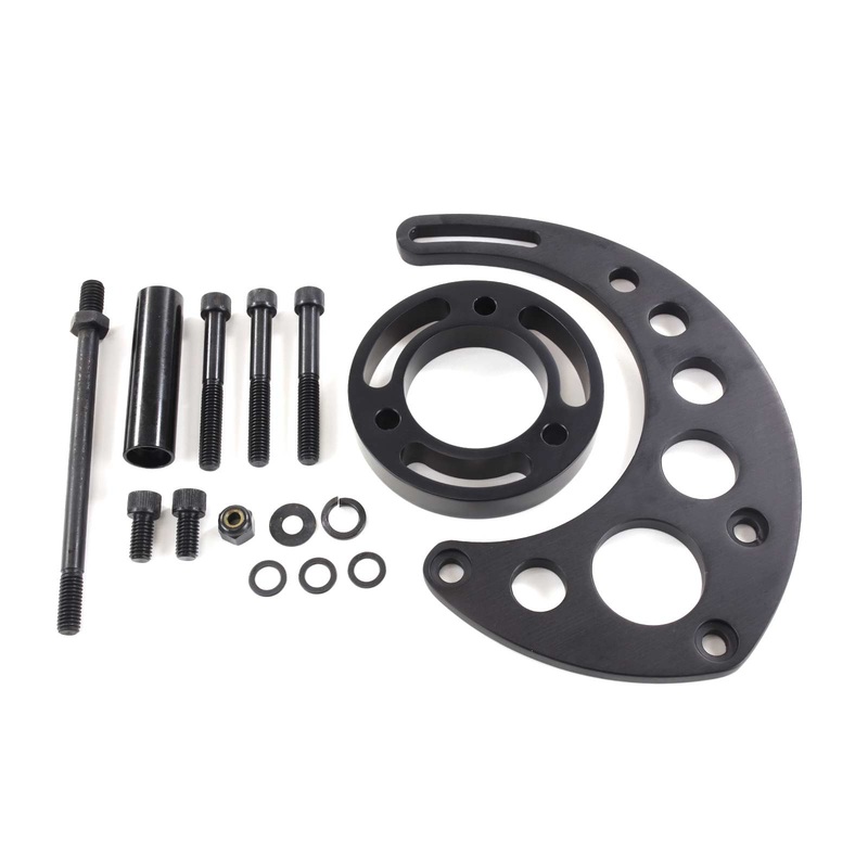 Chevy Big Block Long Water Pump Upgraded Alternator Bracket – Black