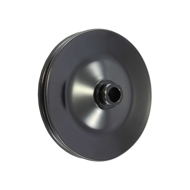 GM Saginaw Power Steering Pump Single-Groove Steel Pulley – Black