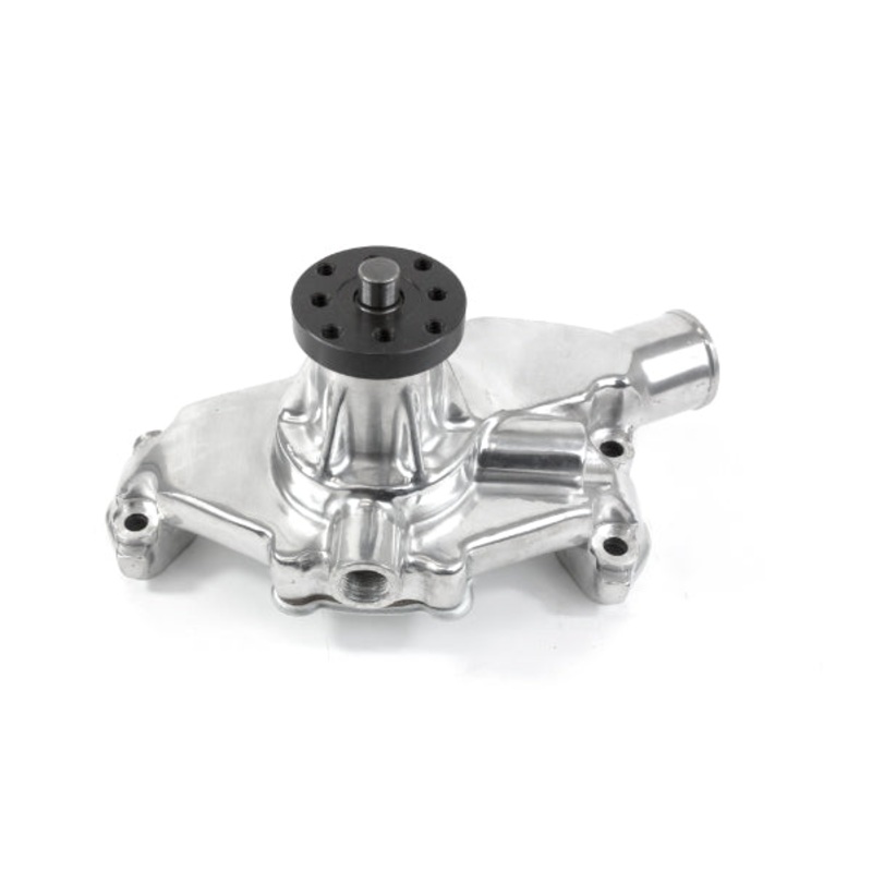 Chevy Small Block Short-Style Circle Track High-Flow Mechanical Water Pump – Polished