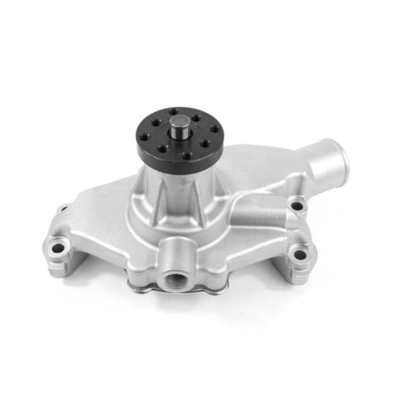 Chevy Small Block Short-Style Reverse Rotation High-Flow Mechanical Water Pump – Satin