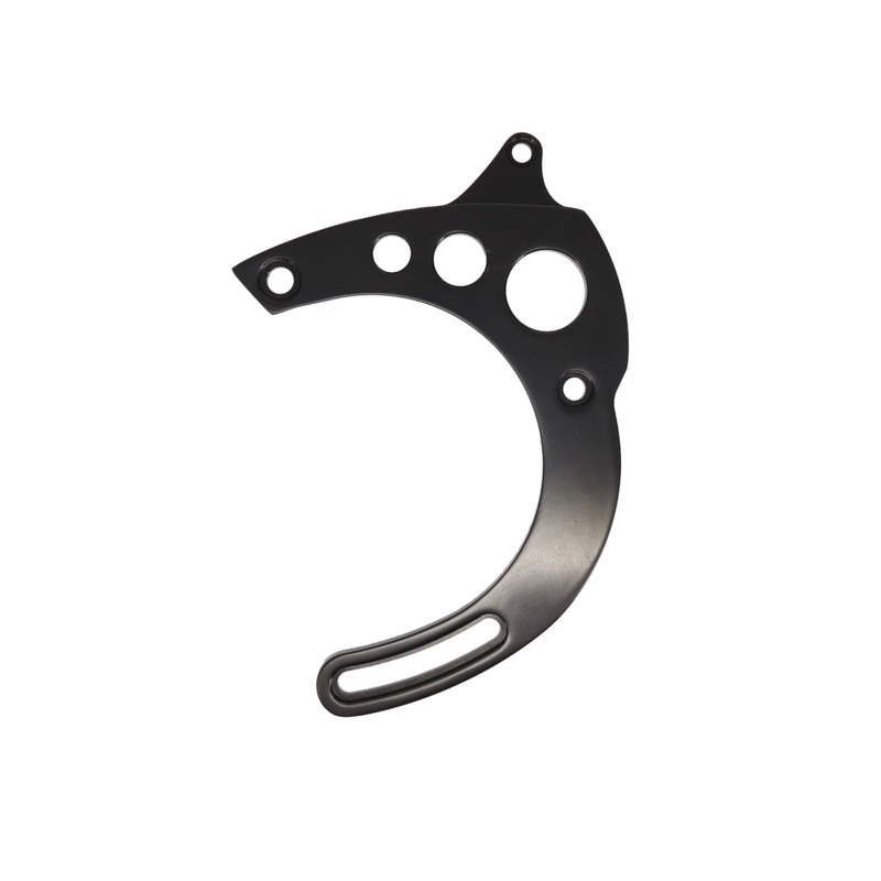Ford Big Block Mid-Mount Alternator Bracket – Black