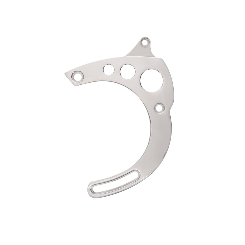 Ford Big Block Mid-Mount Alternator Bracket – Polished