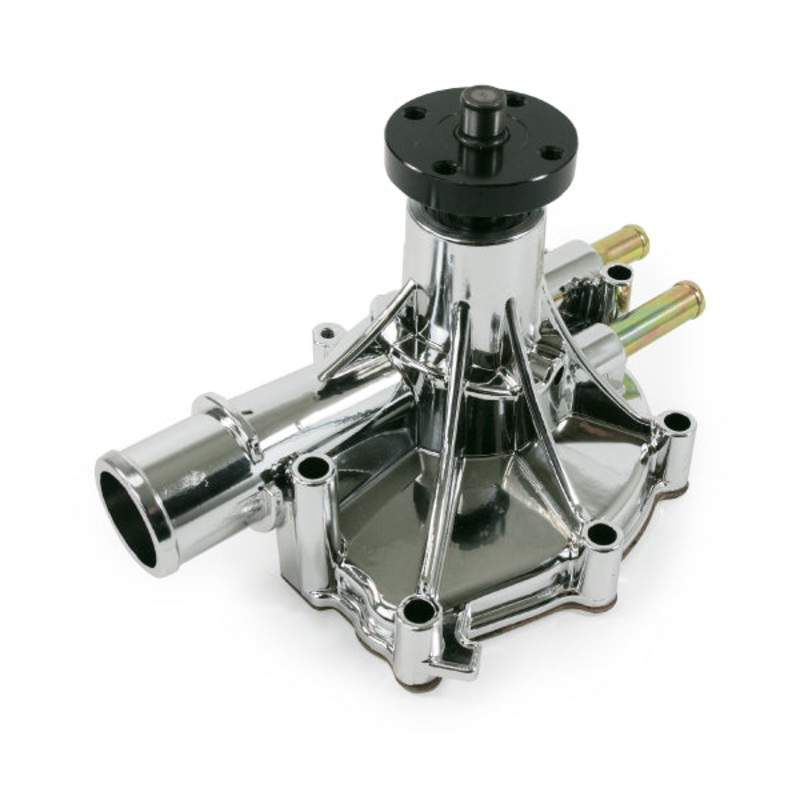 Ford Small Block 302/351W Reverse Rotation Mechanical Water Pump – Chrome