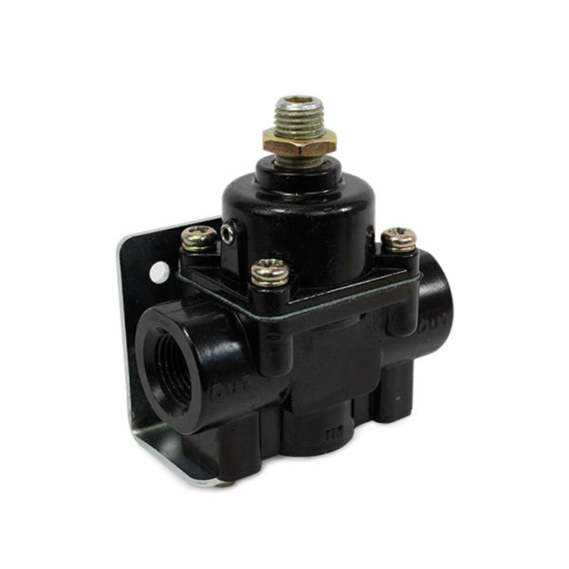1 – 4 PSI Aluminum Fuel Pressure Regulator – Black