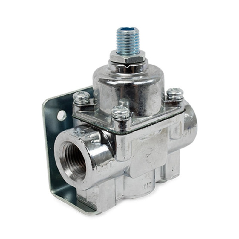 1 – 4 PSI Aluminum Fuel Pressure Regulator – Chrome