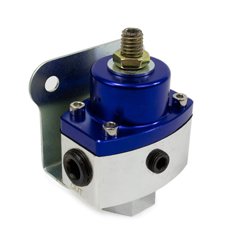 5 – 12 PSI Aluminum Fuel Pressure Regulator – Blue