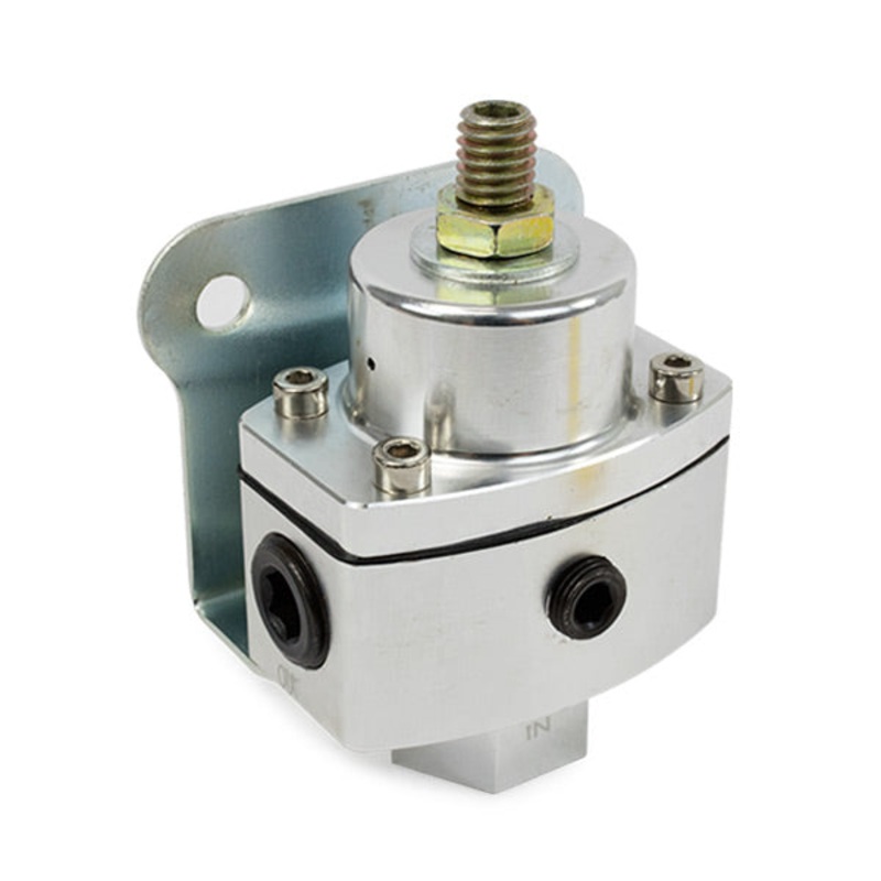 5 – 12 PSI Aluminum Fuel Pressure Regulator – Clear Anodized