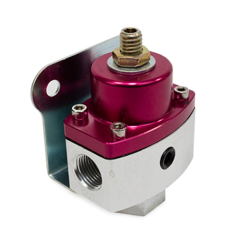 5 – 12 PSI Aluminum Fuel Pressure Regulator – Red