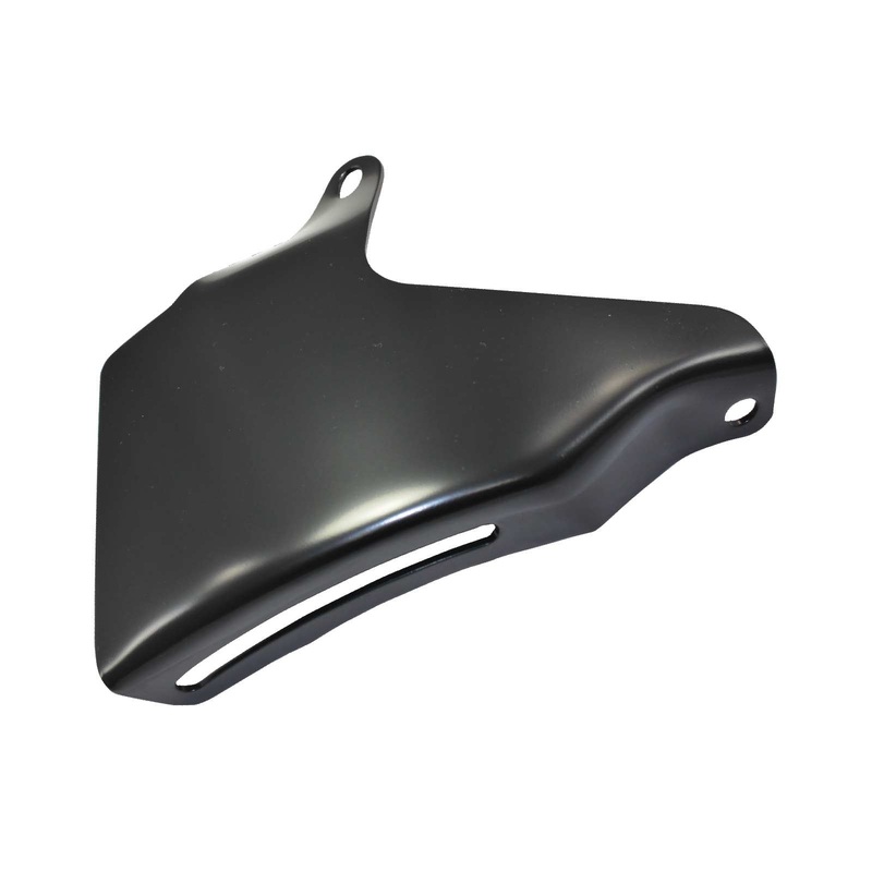 Chevy Big Block Long Water Pump Steel Passenger Side Top Alternator Bracket – Black