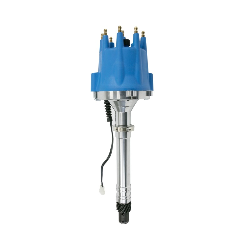 Chevy SB/BB V8 Pro Series Pro Billet Distributor – Blue