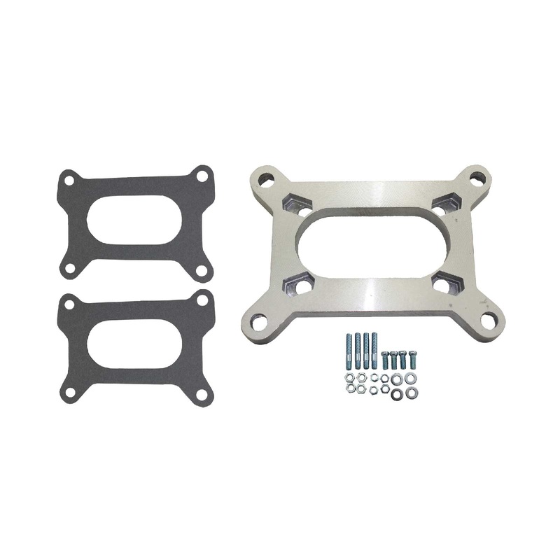 1/2″ Aluminum Holley & Rochester 2BBL Adapter w/ Gaskets & Hardware