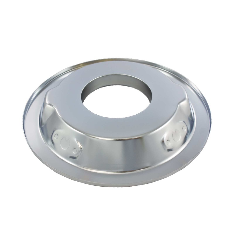14″ Chrome Steel Air Cleaner Base – Recessed